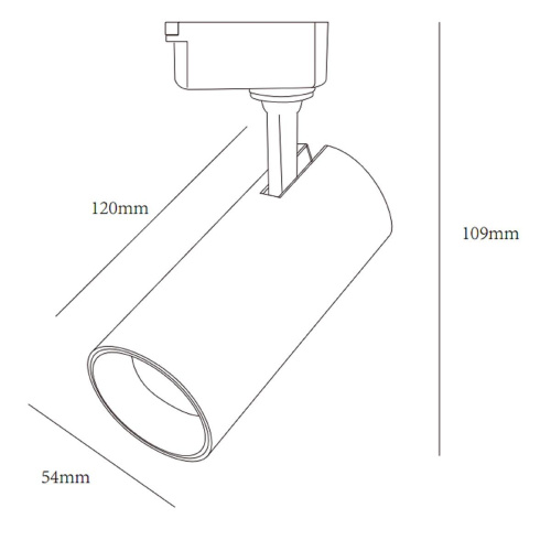 Трековый светодиодный светильник ЭРА TR5-10 COB BK Б0049051 фото 2