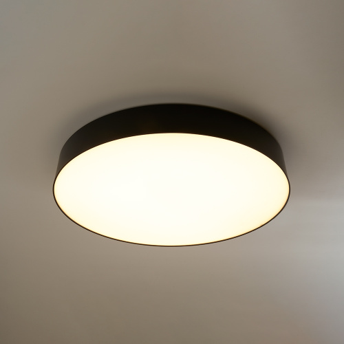 Светодиодный управляемый светильник Feron AL6200 “Simple matte” тарелка 80W 3000К-6500K черный фото 6