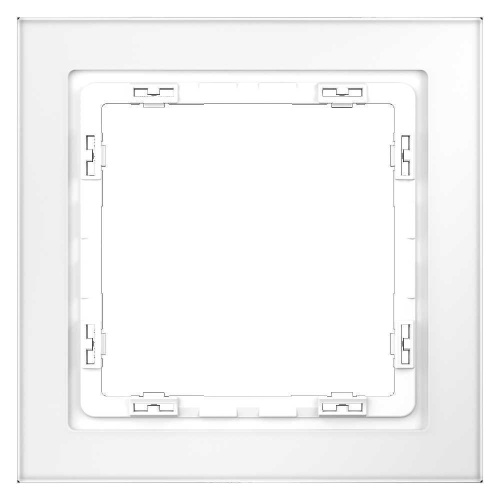 Рамка стеклянная Voltum S70 на 1 пост, (белый,матовый,стекло) VLS110102 Рамка стеклянная Voltum S70 на 1 пост, (белый,матовый,стекло) VLS110102