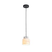 Подвесной светильник Escada 1173/1S E27*60W Black/Marble white