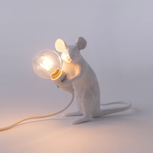 Настольная лампа Mouse Lamp Sitting USB фото 3