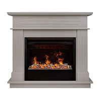 Электрокамин RealFlame Regent 26 BG кашемир с очагом 3D Helios 26 SBG