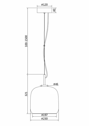 Подвесной светильник Maytoni MOD128PL-L6BR фото 2