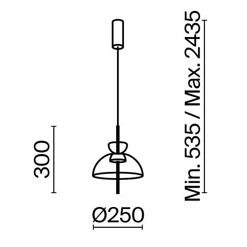 Подвесной светильник Maytoni MOD185PL-L11B3K2 фото 4