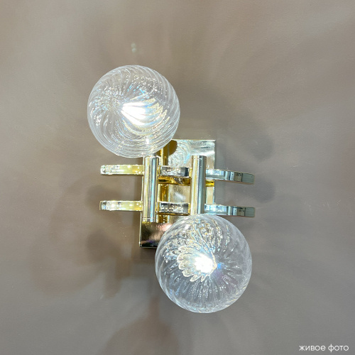 Бра Crystal Lux LUXURY AP2 GOLD фото 5