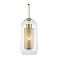 Подвесной светильник Escada 381/1S E27*60W Satin gold