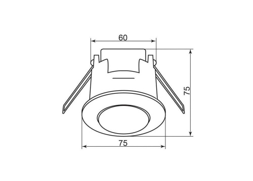 Датчик движения 230V 1200W 6m 360° белый SEN86 фото 2