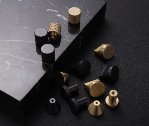 Ручка-кнопка HK002 brass фото 6 Ручка-кнопка HK002 brass фото 6