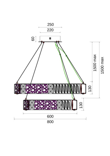 Люстра подвесная Ravissement Gold FL1057-14P фото 8 Люстра подвесная Ravissement Gold FL1057-14P фото 8