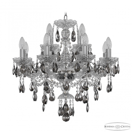 Люстра хрустальная 1415/8+4/200 Ni K731 Люстра хрустальная 1415/8+4/200 Ni K731