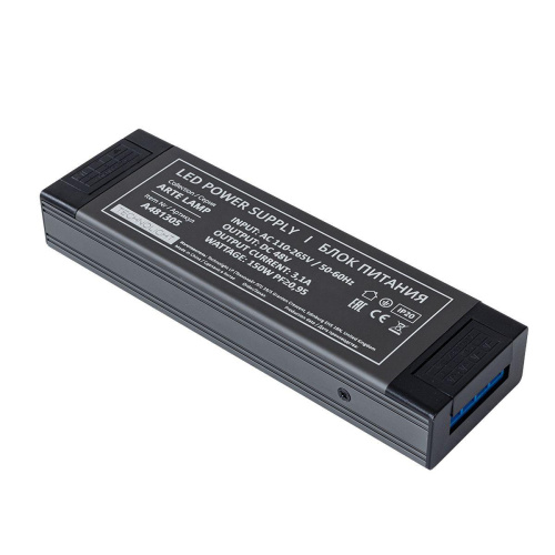 Блок питания Arte Lamp PRO 48V 150W IP20 2,1A A481305N Блок питания Arte Lamp PRO 48V 150W IP20 2,1A A481305N