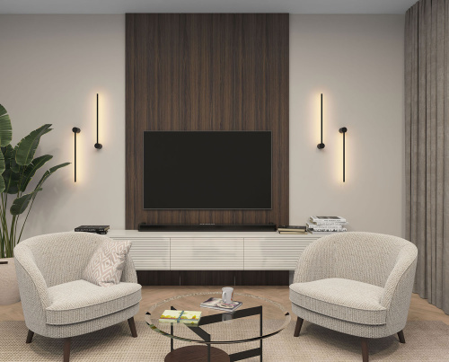 DK5010-BK Бра 600 мм, 3000К, IP20, 5 Вт, черный, алюминий фото 6