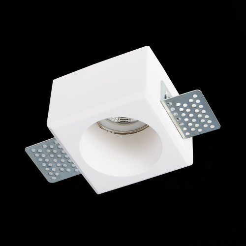 ST252.508.01 Св-к встр. из гипса Белый GU10 1*50W  IP20 L80xW80xH52 180-240V Без ламп Встраиваемые светильники фото 7