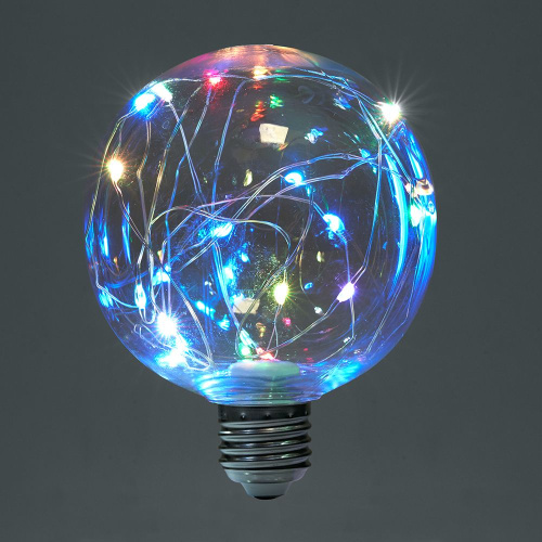 Лампа светодиодная Feron LB-382 E27 3W 230V RGB фото 2