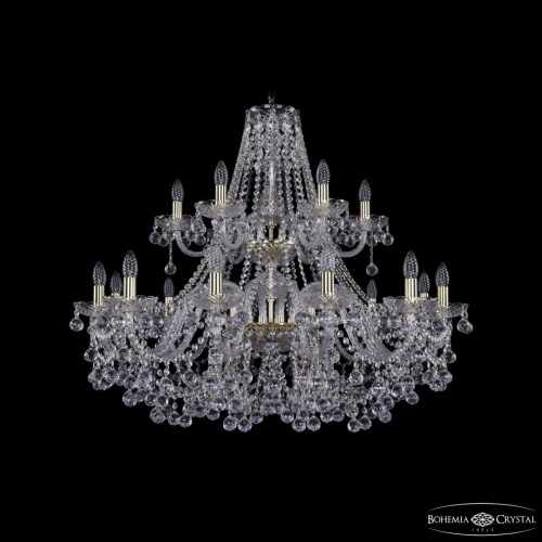 Люстра хрустальная 1409/12+6/360/2d G Люстра хрустальная 1409/12+6/360/2d G