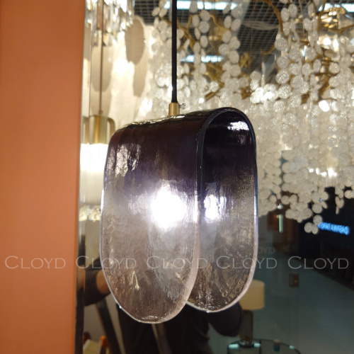Подвесной светильник Cloyd SPANIEL P1 / выс. 21 см - латунь (арт.11115)