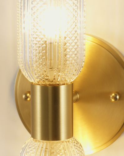 Светильник настенный Moderli V11018-2W Brass фото 9