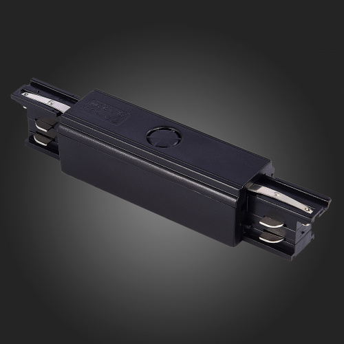 ST030.409.13 Центральный токоподвод для трехфазного шинопровода ST-Luce Черный TRACE фото 3