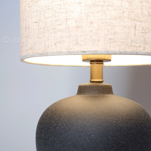 Настольная лампа Cloyd GARGANTUA-C T1 / выс. 48 см- черная керамика (арт.30146) фото 4