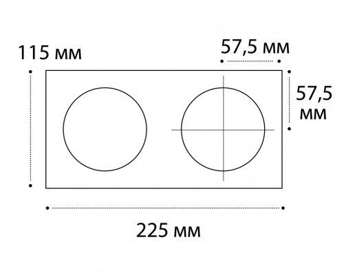 IT02-QRS2 рамка для встраиваемого светильника (IT02-QRS2 white) фото 4