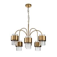 Подвесная люстра Indigo ELEGANZA 12019/A/6P Brass V000322