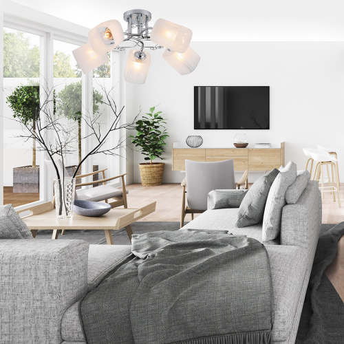 Потолочный светильник Escada 1105/5PL E27*40W Chrome фото 4