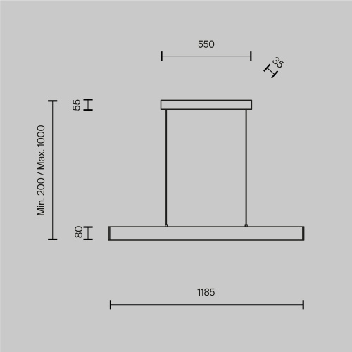 Подвесной светильник Technical P010PL-L30B фото 6