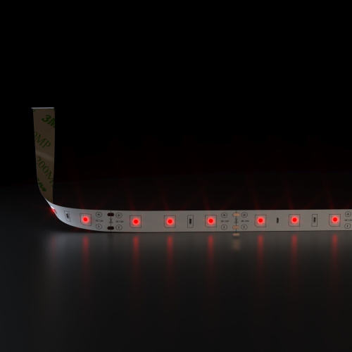 Светодиодная лента 12 В 4,8 Вт/м 60 Led/м 2835 IP20, красный, 5 м Лента светодиодная 12V 4,8W 60Led 2835 IP20 красный, 5м фото 2