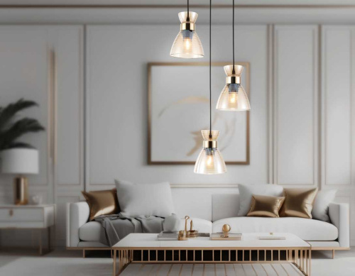 Светильник подвесной со стеклянными плафонами Ambrella light Traditional TR3405 фото 4