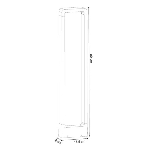 Уличный светодиодный светильник Arte Lamp Trapezio A2080PA-1BK фото 3