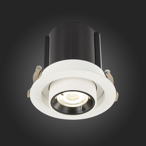ST702.238.12 Св-к встр. Белый LED 1*12W 3000K 900Lm Ra80 24° IP20 D90xH92 180-240V Встраиваемые светильники фото 6