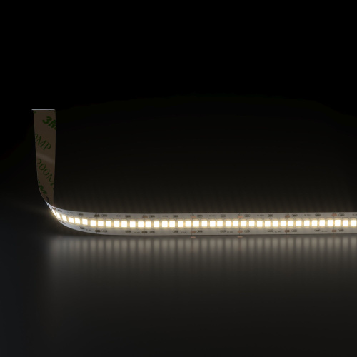 Светодиодная лента 24 В 24 Вт/м 240 Led/м 2835 IP20, теплый белый 3300K, 5 м Лента светодиодная 24V 24W 240Led 2835 IP20 тёплый белый, 5м фото 2