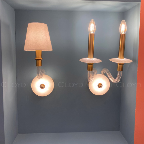 Бра Cloyd SHERINGTON-B W3 / выс. 38 см - латунь (арт.20358) фото 2