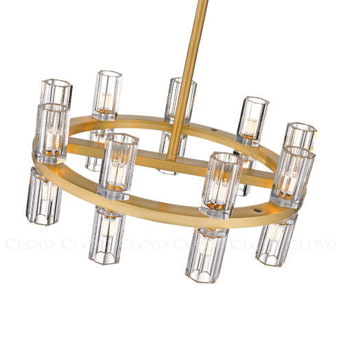 Люстра Cloyd RECOLE C18 / Ø55 см - латунь (арт.10463) фото 2