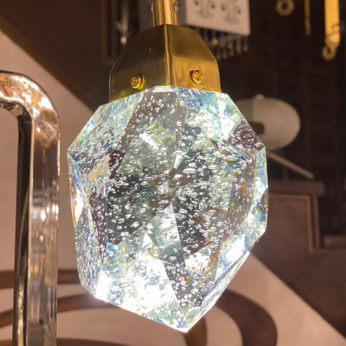 Подвесной светильник Crystal rock 7 gold фото 5