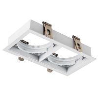 Рамка двойная квадратная встраиваемая для светодиодных модулей 0750xx STELLA Lightstar 075226