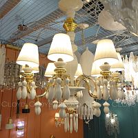 Люстра Cloyd LOTTIE-C C8 / Ø62 см- белая керамика (арт.11219)