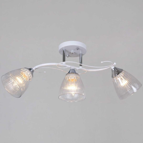 Потолочная люстра Reluce 55560-0.3-03 WH+CR