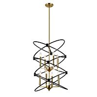 Подвесная люстра Indigo Trionfo V10020/8R Black V000486