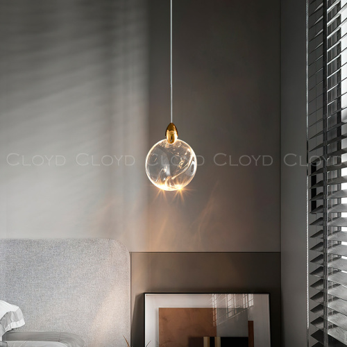 Подвесной светильник Cloyd GLOCK-B P1 / Ø12 см - золото (арт.11624) фото 6