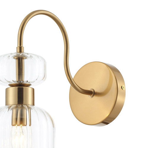Настенный светильник Escada 1141/1A E14*60W Antigue copper/Clear фото 4