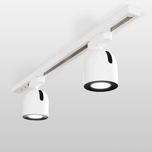 Трековый светильник для однофазного шинопровода Ogma GU10 белый MRL 1005 фото 2
