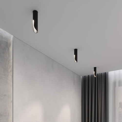 Светильник потолочный светодиодный Apex 7W 4000K черный 25113/LED фото 2