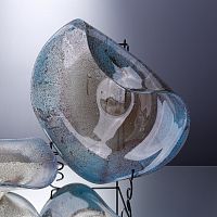 Ваза Cloyd BOYOMA Vase / шир. 46 см - сер. стекло (арт.50035)