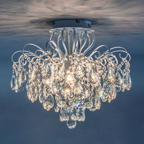 Потолочный светильник Escada 1121/6PL E27*60W White/Silver фото 2