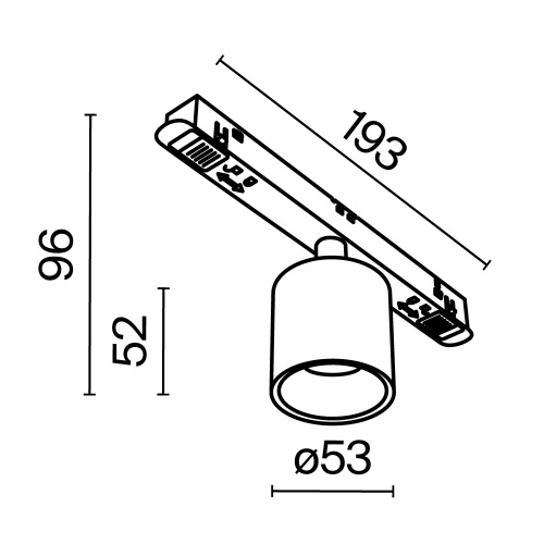 Трековый светильник Technical TR132-2-7W3K-B фото 3