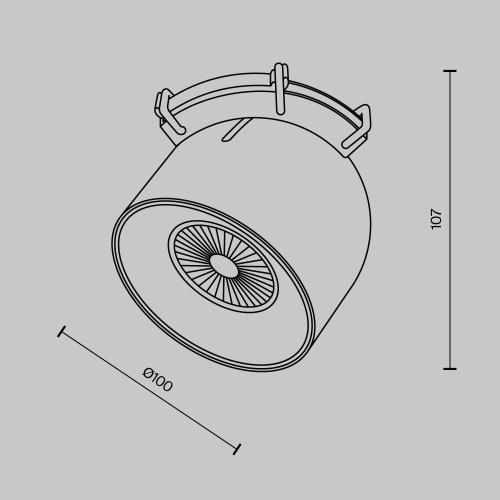 Подвесной светильник Technical TR124B-12W4K-M-B фото 2