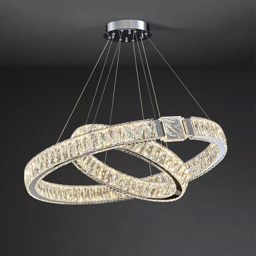 Люстра D8010P/2R/D800+600 silver фото 7