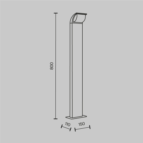 Ландшафтный светильник Outdoor O446FL-L7GF3K фото 15