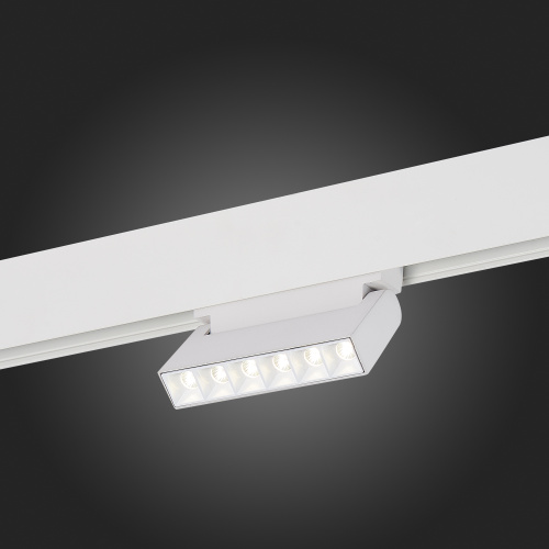 ST364.546.06 Магнитный трековый светильник белый LED 1*6W 4000K 532Lm Ra>80 36° IP20 L120xW22xH108 4 SKYLINE 48 фото 5